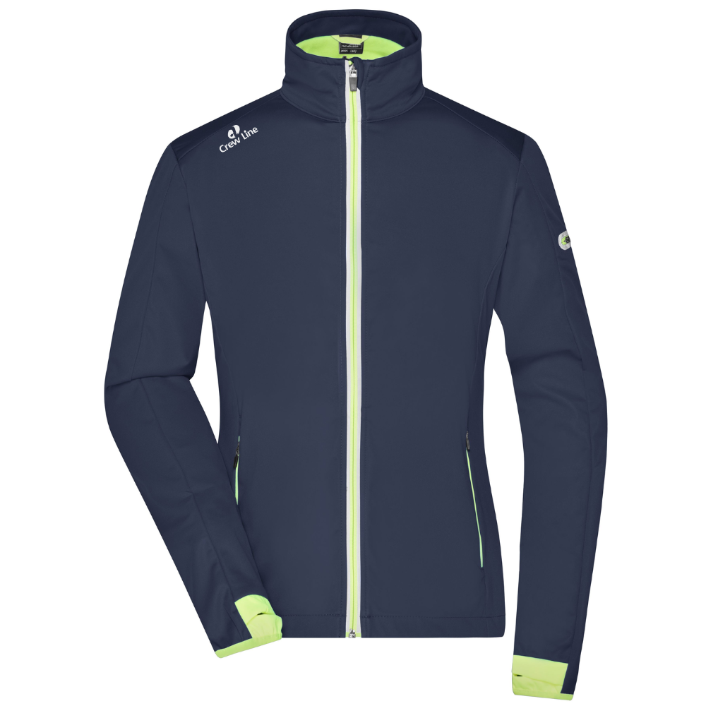 VESTE SPORT SOFTSHELL FEMME MARINE