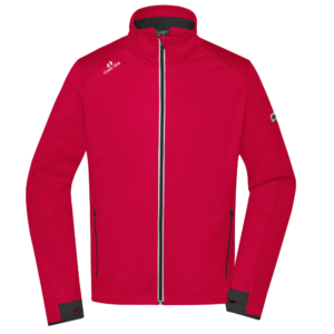 VESTE SPORT SOFTSHELL HOMME ROUGE