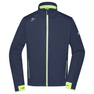 VESTE SPORT SOFTSHELL HOMME MARINE