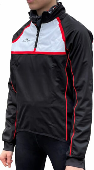 ROWING JACKET BLACK-WHITE