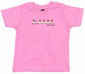 Baby chicken t-shirt pink